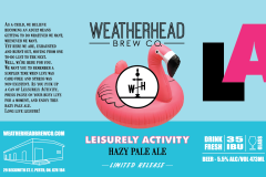 Leisurely Activity Label